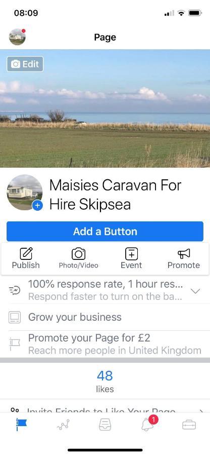Villa Maisies Caravan For Hire Skipsea Exterior foto
